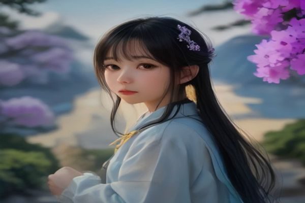 少女漫画经典作品花样男子场景插图，华丽校园背景下四位男生与主角的青春相遇，色彩明艳充满90年代少女漫画标志性氛围