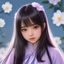 少女漫画读者樱花小妮的头像，一位喜爱少女漫画的年轻女生